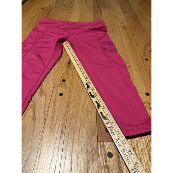 Virus Women's Stay Cool Compression Crop Pants RASPBERRY, Crossfit, Yoga Sz M - Picture 5 of 9